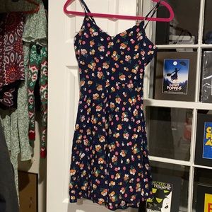 Fit & Flare Cami Print Dress